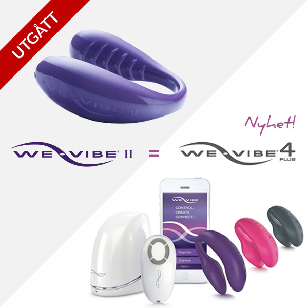 We-Vibe II Plus Världens Mest Populära Vibrator för Par -TESTVINNARE - We-Vibe